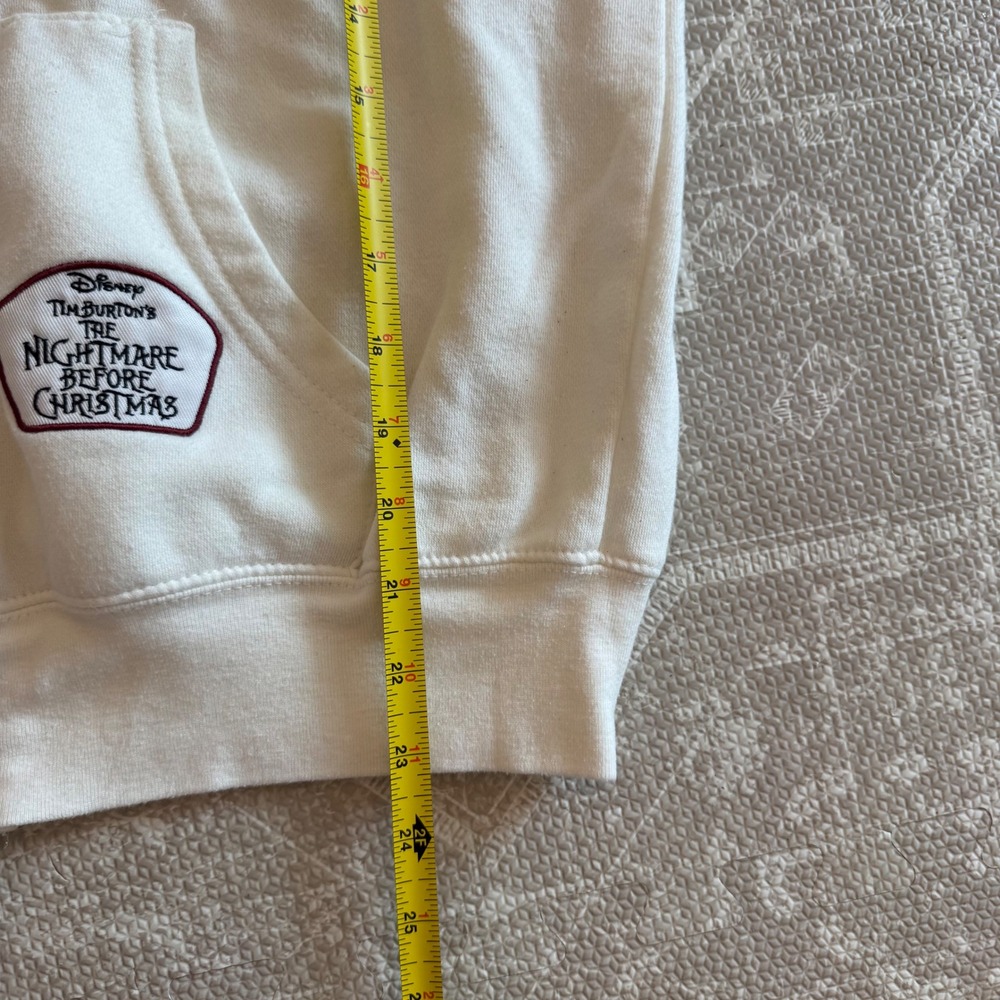 Small NIGHTMARE BEFORE CHRISTMAS‎ JACK SKELLINGTON DISNEY ZIP HOODIE PATCHES - Picture 7 of 7